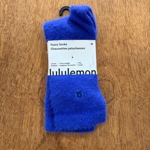Lululemon Unisex Fuzzy Crew Socks Riverside